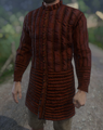 Henry wearing the Aachen dyed gambeson