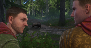 Henry and Hans hunt boar.png