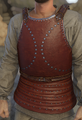 Henry wearing the red Dyed Milanese brigandine