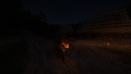 Hanush on his casual midnight stroll to the most north-western house on the outskirts of Rattay