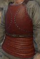 Henry wearing the bright red Dyed Milanese brigandine