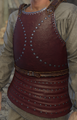 Henry wearing the brown Dyed Milanese brigandine